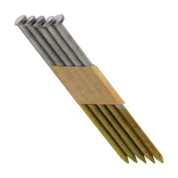 Collated Framing Nail, 2-3/8 in L, Hot Dipped Galvanized, Clipped Head, 30 Degrees, Grip-Rite, Mfr#: GRSP8DRHG